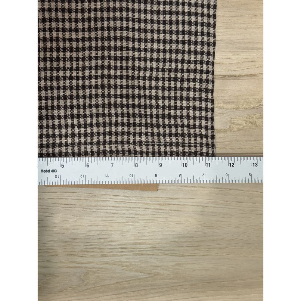 Reformation Overland Linen Jumpsuit In Tartine Check (Brown/Tan Checkered) Sz. 2 - Picture 11 of 15